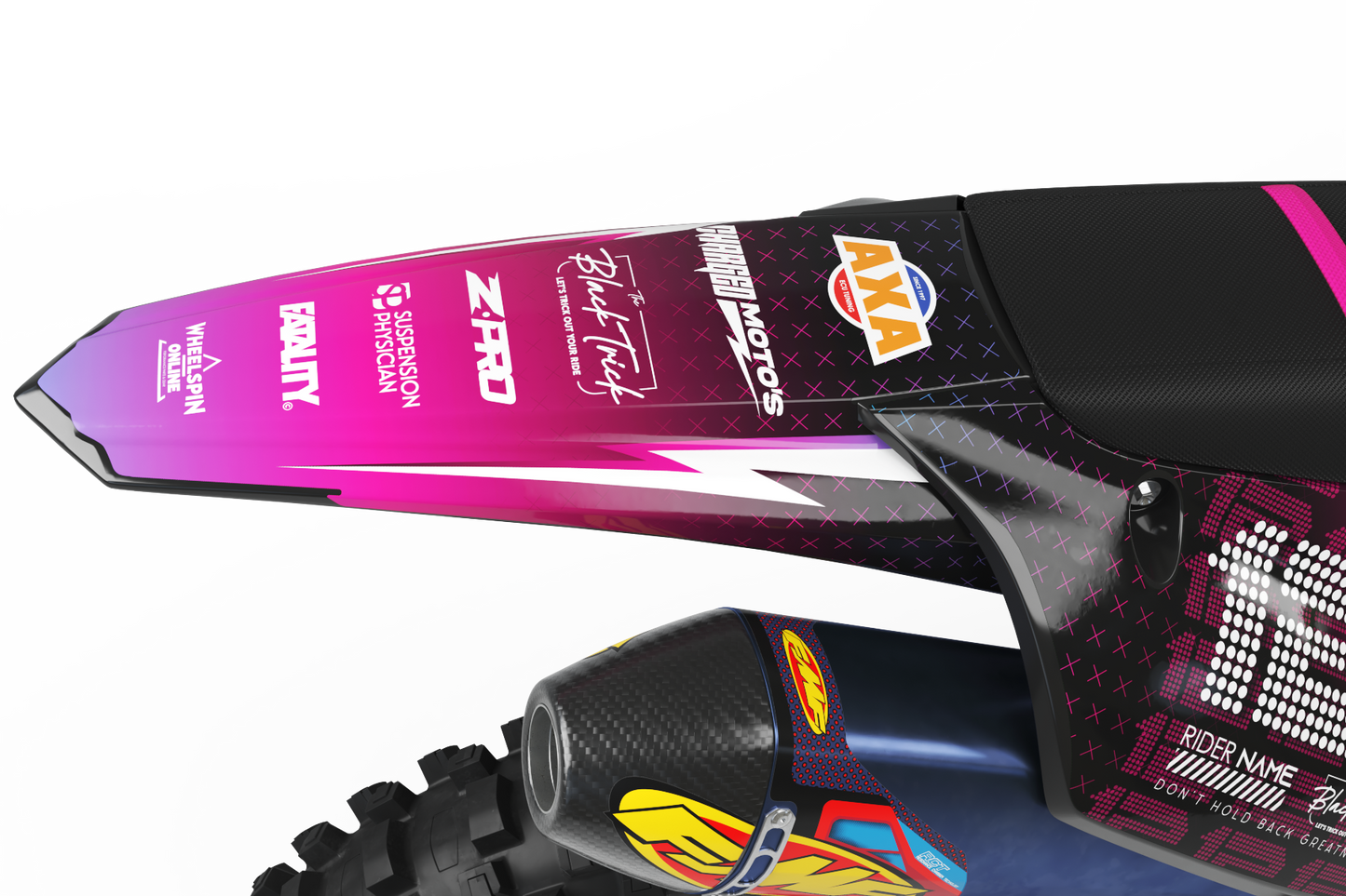 KAWASAKI - DISCO - PRE-MADE DESIGN (KAWASAKI KX250F KX450F 2019 - 2020 - 2021 - 2022 - 2023 - 2024)