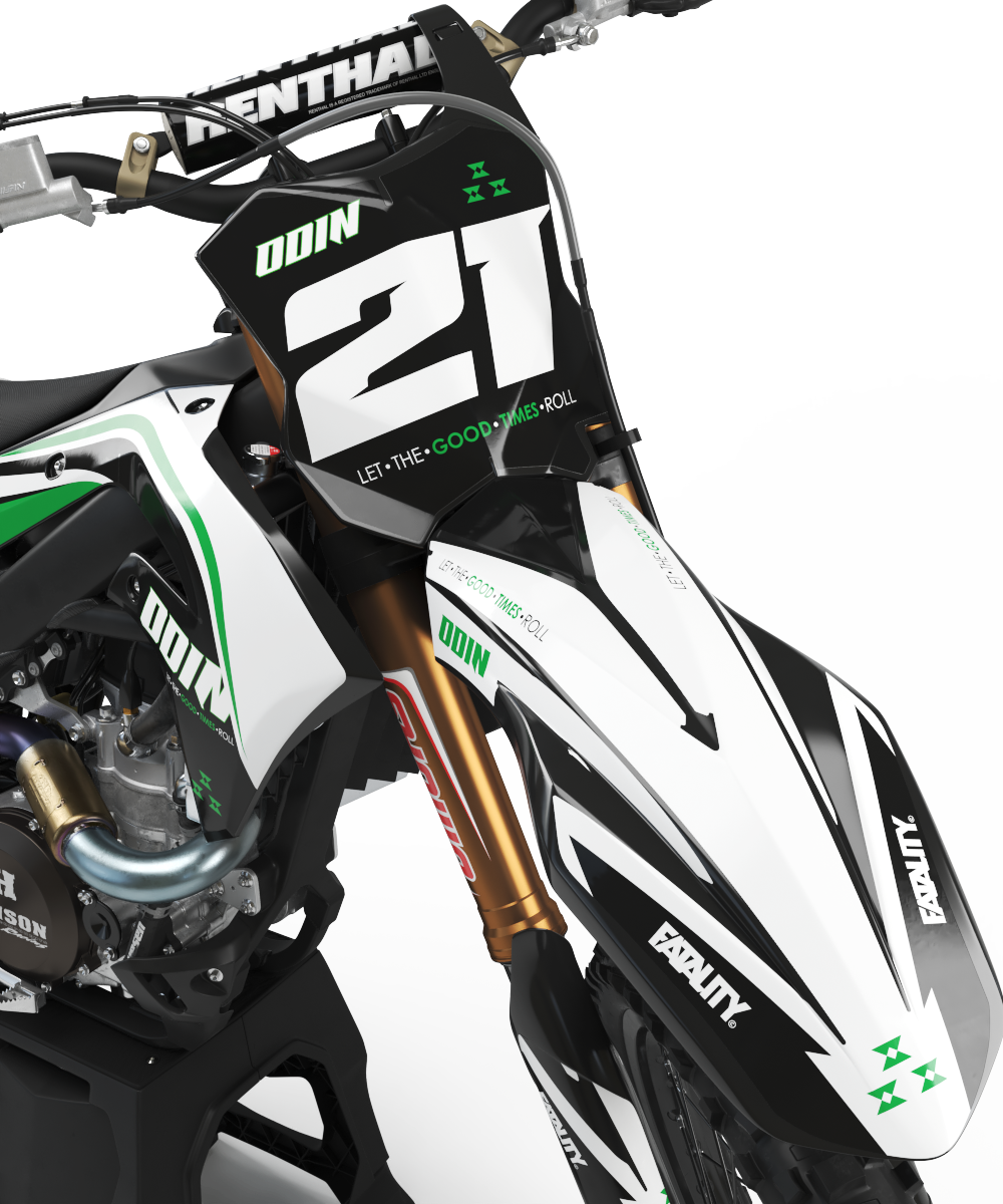 KAWASAKI - FLOW - PRE-MADE DESIGN (KAWASAKI KX250F KX450F 2019 - 2020 - 2021 - 2022 - 2023 - 2024)