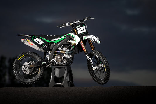 KAWASAKI - FLOW - PRE-MADE DESIGN (KAWASAKI KX250F KX450F 2019 - 2020 - 2021 - 2022 - 2023 - 2024)