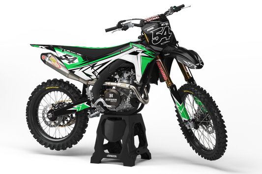 KAWASAKI - GREEN - PRE-MADE DESIGN (KAWASAKI KX450 2024 - 2025)