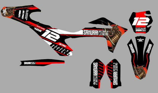 GASGAS - SAMURAI - PRE-MADE DESIGN (GASGAS MC450F, MC350F, MC250F 2021, 2022 & 2023)