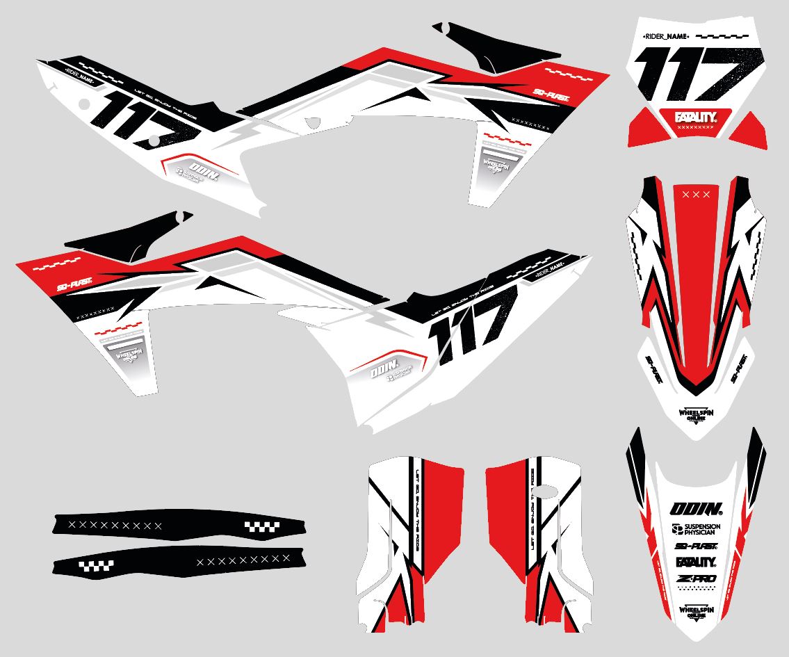 KTM - SEISMIC - PRE-MADE DESIGN (KTM - SX - SXF 2023)