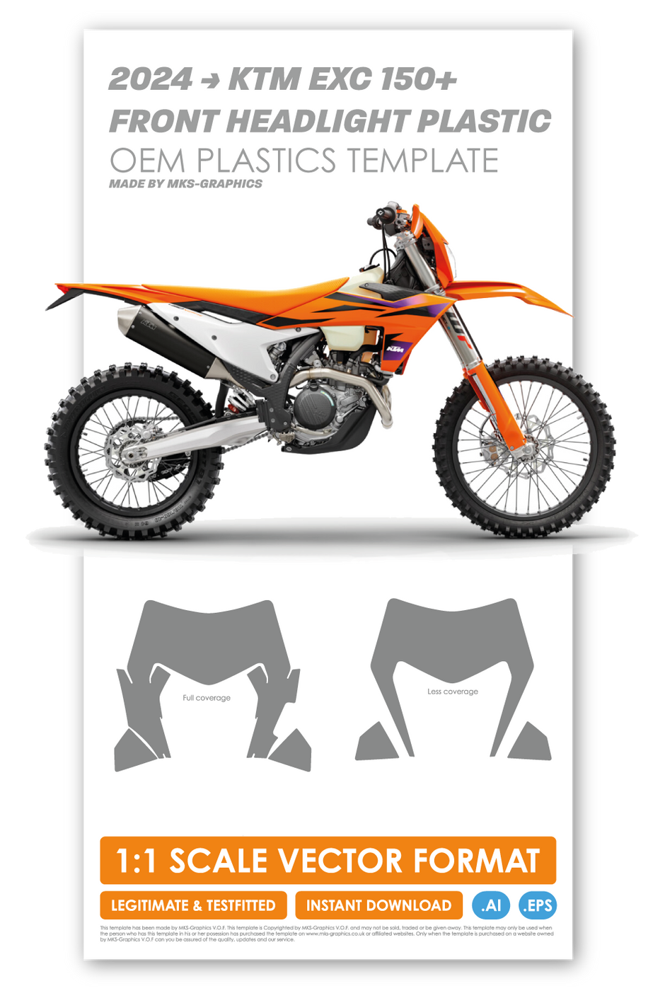 KTM Motocross Templates – MKS-Graphics