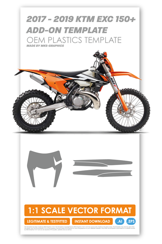 KTM 150, 250, 300, 350, 450 & 500 EXC, XC & XCF MODELS ADD-ON PACK. 2017 - 2018 - 2019