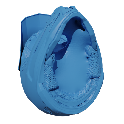6D ATB-1 SIZE M HELMET INCLUDING VISOR (SEPARATE) 3D SCAN (.OBJ AND .STL)