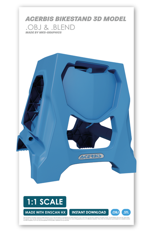 ACERBIS BIKESTAND 3D MODEL (.OBJ AND .BLEND)