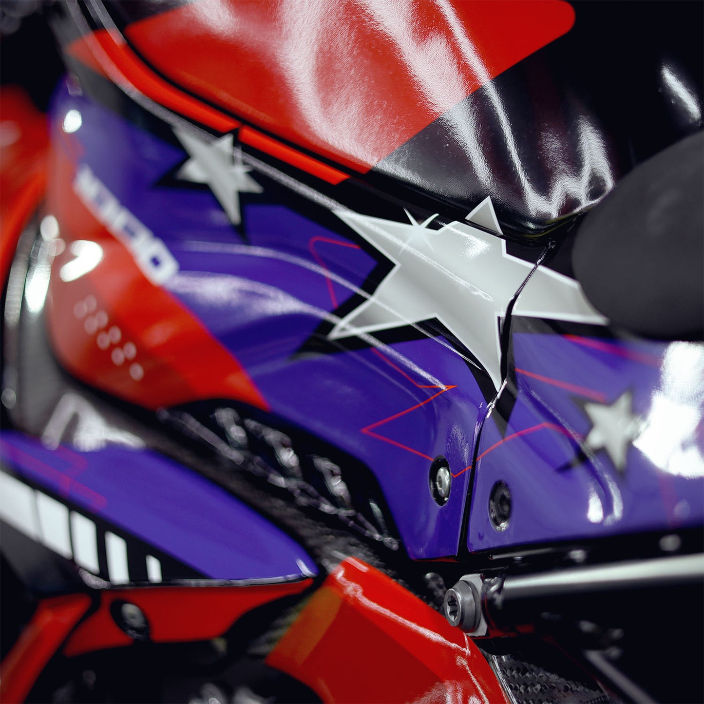 2019 TO 2022 BMW S1000RR ALPHA RACING FAIRINGS TEMPLATE