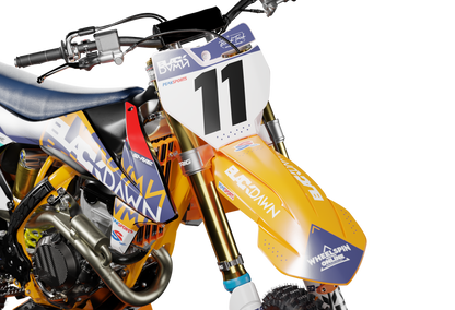 FULL KTM SX250F 2016, 2017 & 2018 3D DIRTBIKE MODEL (.OBJ AND .BLEND)