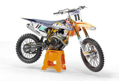 FULL KTM SX250F 2016, 2017 & 2018 3D DIRTBIKE MODEL (.OBJ AND .BLEND)