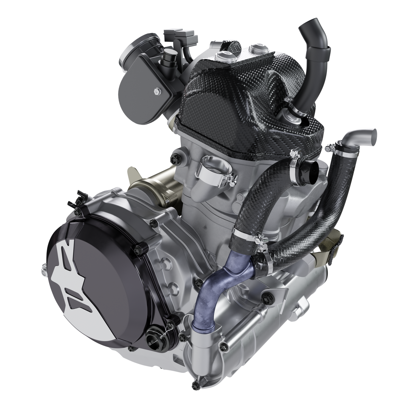 HONDA CRF450R 2021 ENGINE 3D MODEL (.OBJ AND .BLEND)