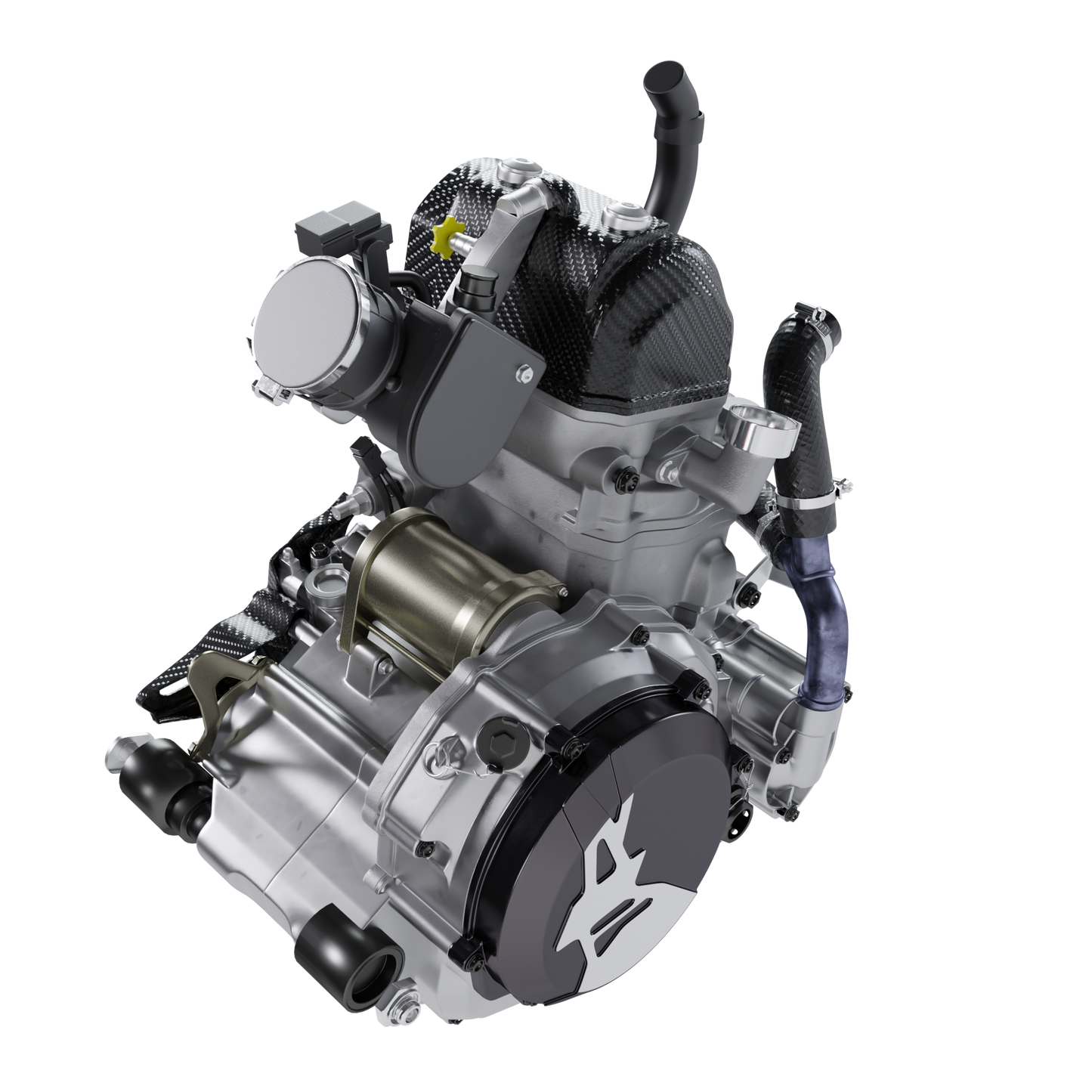 HONDA CRF450R 2021 ENGINE 3D MODEL (.OBJ AND .BLEND)