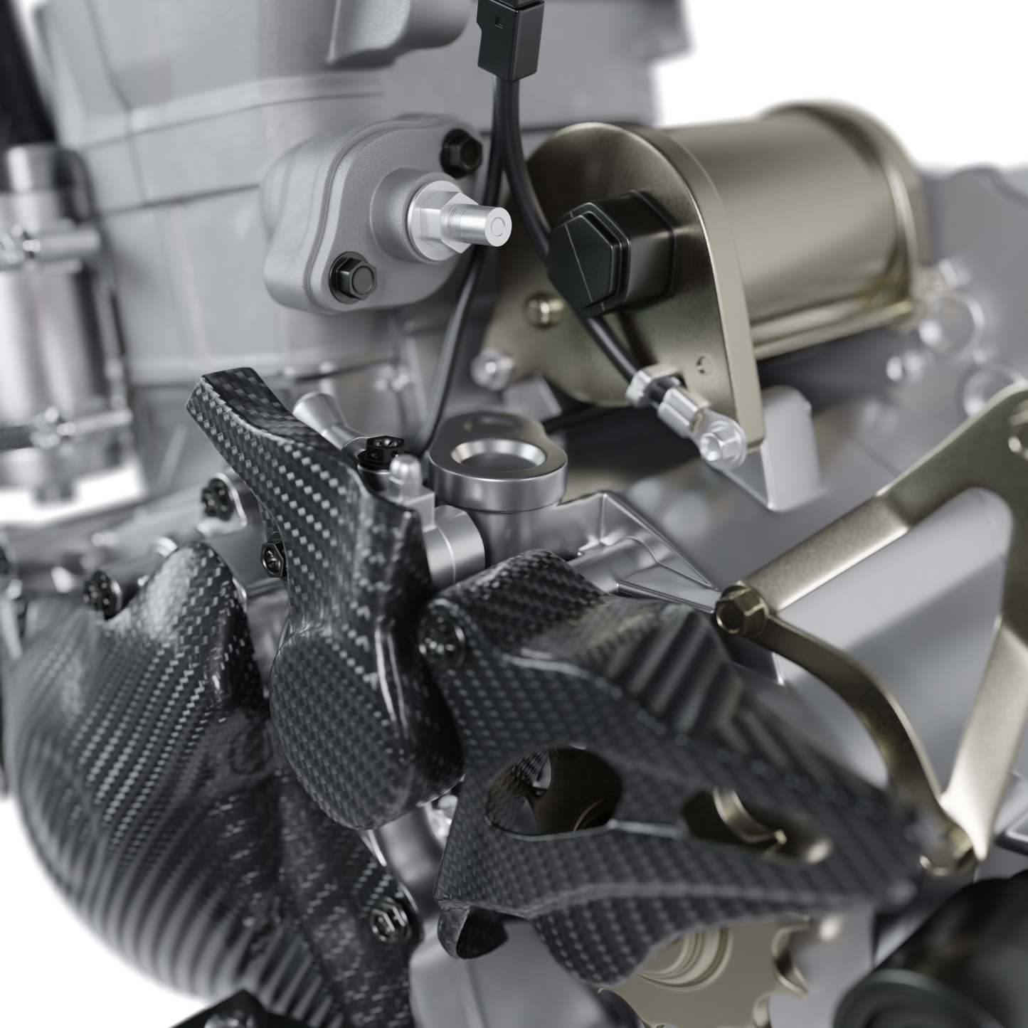 HONDA CRF450R 2021 ENGINE 3D MODEL (.OBJ AND .BLEND)