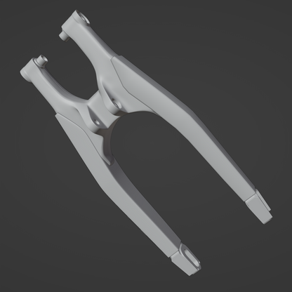 HONDA CRF450R 2021 SWINGARM ASSEMBLY 3D MODEL (.OBJ AND .BLEND)