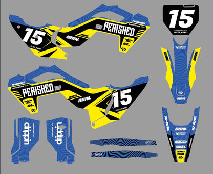 HUSQVARNA - PERISHED - PRE-MADE DESIGN (HUSQVARNA TC/FC 125+ 2022 - 2023 - 2024)