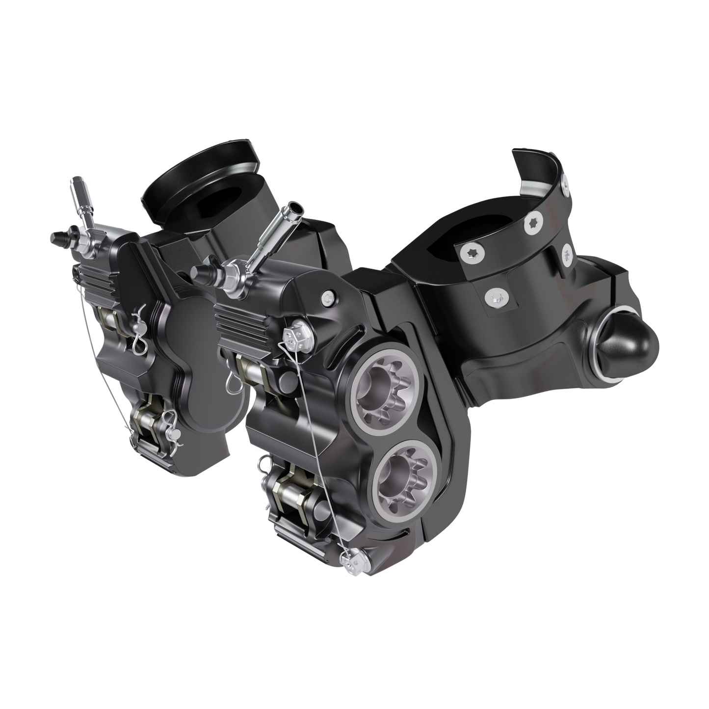 COBRA TWIN CALIPER BRAKE SETUP 3D MODEL (.OBJ AND .BLEND)