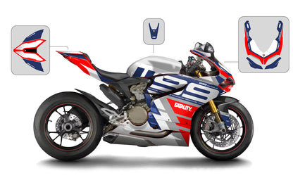 Ducati Panigale 1199 2013 Graphics-kit Design 1 Version 1