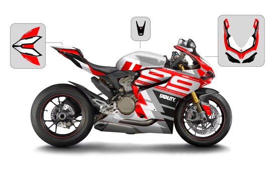 Ducati Panigale 1199 2013 Graphics-kit Design 1 Version 2