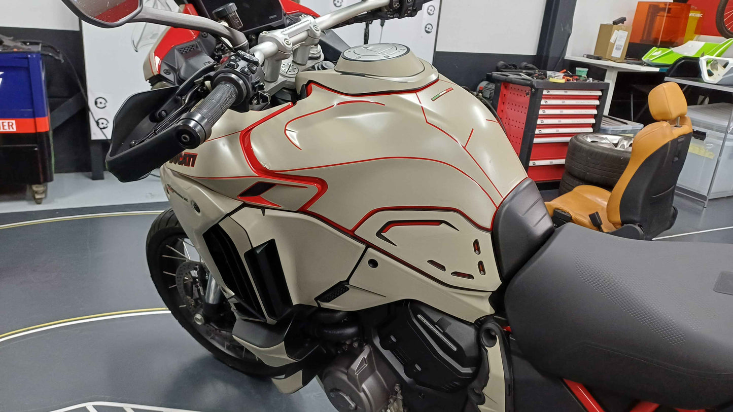 DUCATI MULTISTRADA V4 RALLY 2023 TO 2025 OEM PARTS TEMPLATE