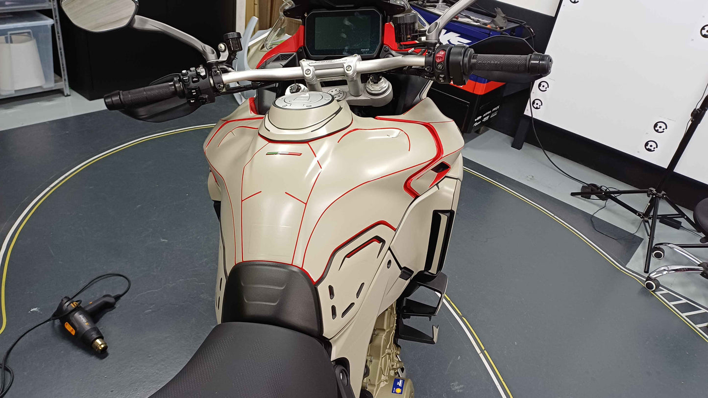 DUCATI MULTISTRADA V4 RALLY 2023 TO 2025 OEM PARTS TEMPLATE