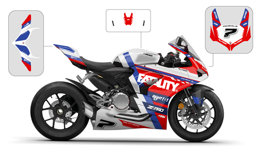 Ducati Panigale V2 2020 - 2024 Graphics-kit Design 2 Version 2