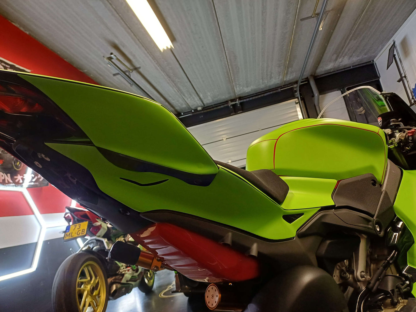 2025 DUCATI PANIGALE V4 / V4S PLASTIC BIKE RACE-FAIRINGS TEMPLATE