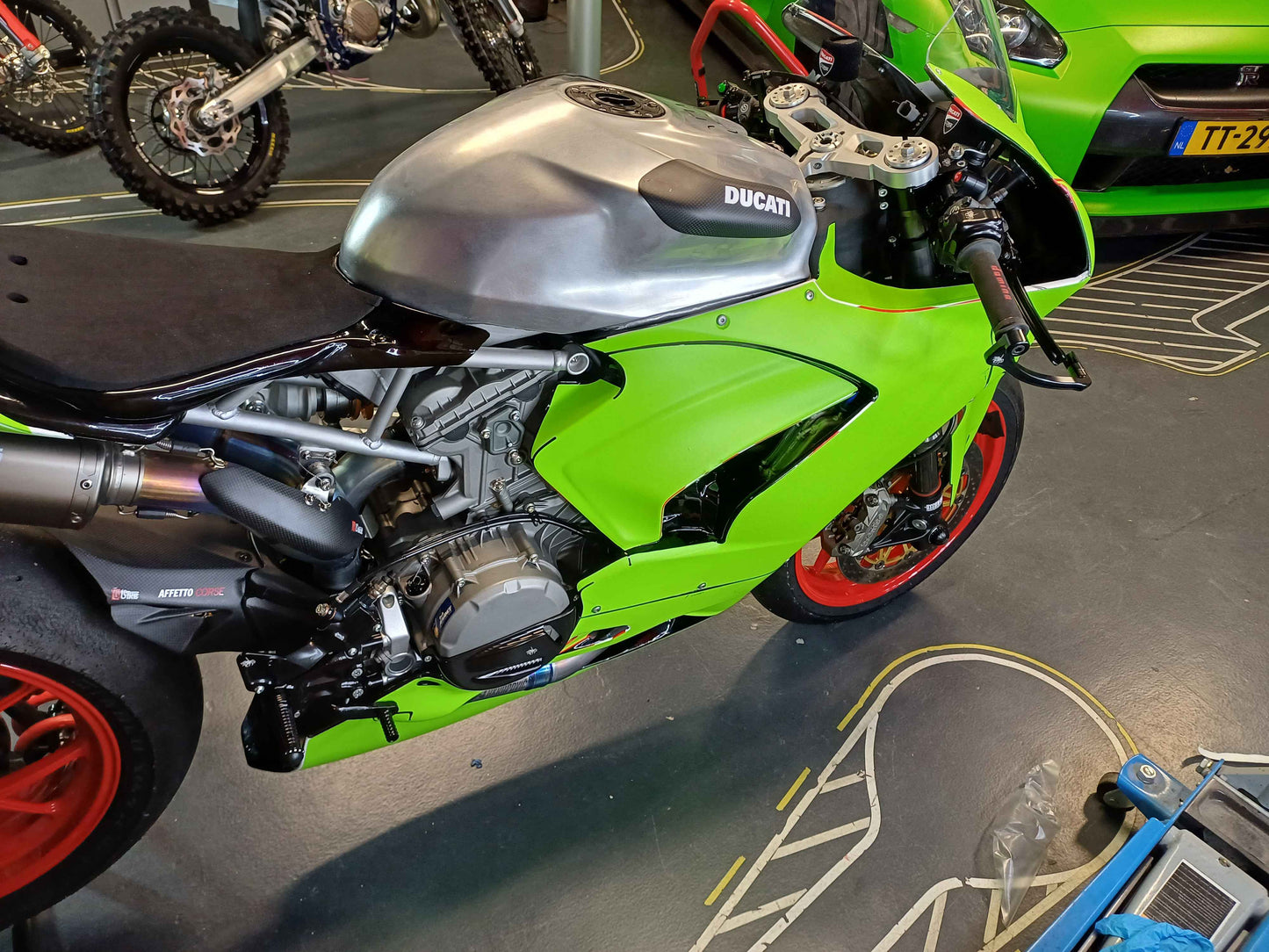 2020 TO 2024 DUCATI PANIGALE V2 PLASTIC BIKE RACE-FAIRINGS TEMPLATE
