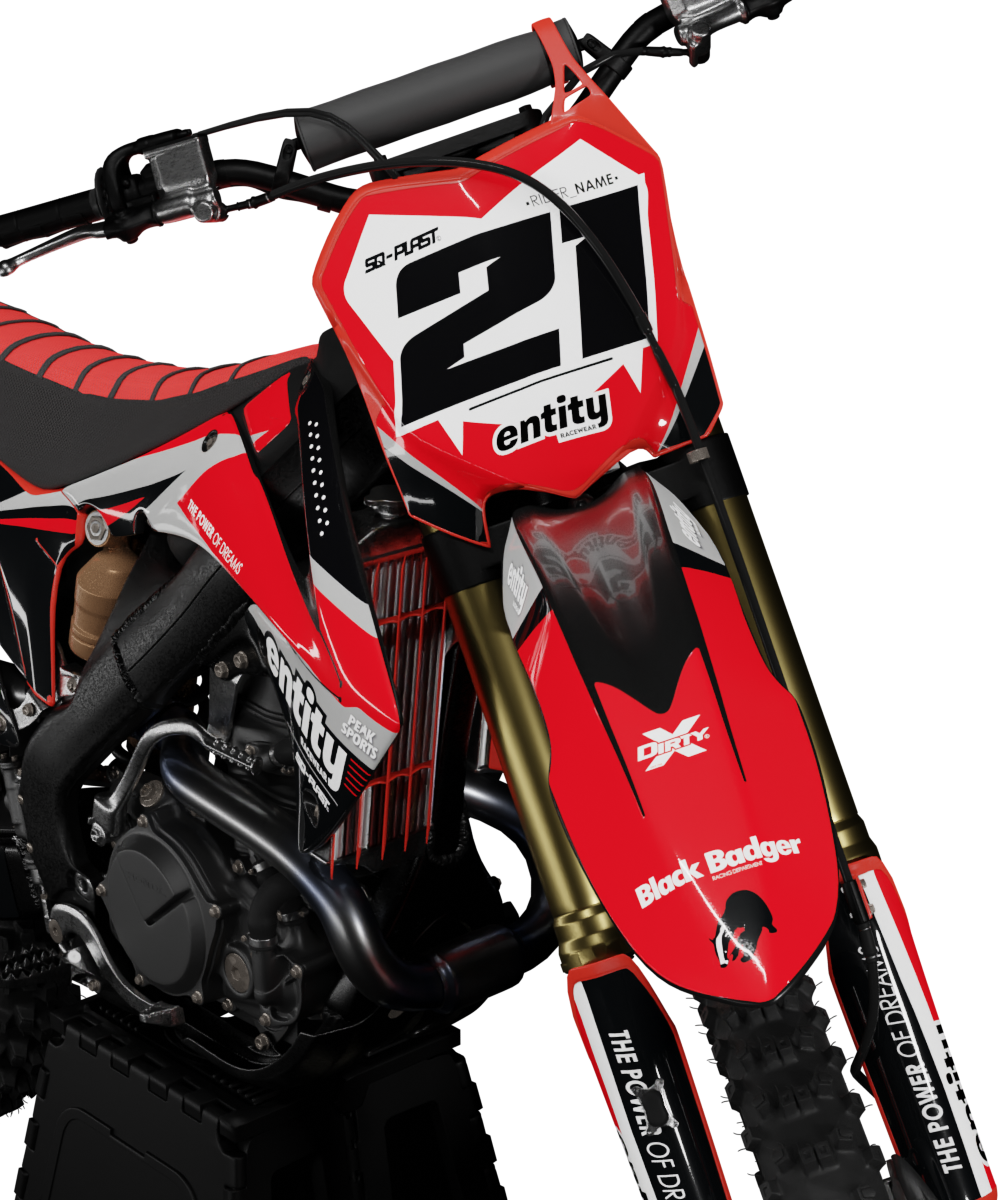 HONDA - ENTITY - PRE-MADE DESIGN (HONDA CRF450R 2009 - 2010 - 2011 - 2012)