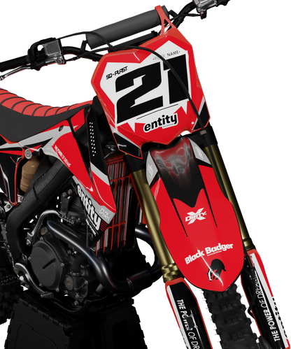 HONDA - ENTITY - PRE-MADE DESIGN (HONDA CRF450R 2009 - 2010 - 2011 - 2012)