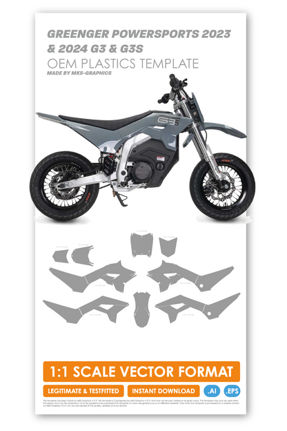 GREENGER POWERSPORTS G3 & G3S 2023 & 2024 TEMPLATE