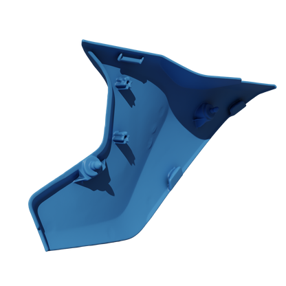 2024 TO 2025 HUSQVARNA TC50 RIGHT NUMBERPLATE 3D SCAN (.OBJ & .STL)