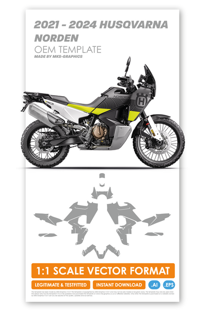 HUSQVARNA NORDEN 901 2021 - 2024 TEMPLATE