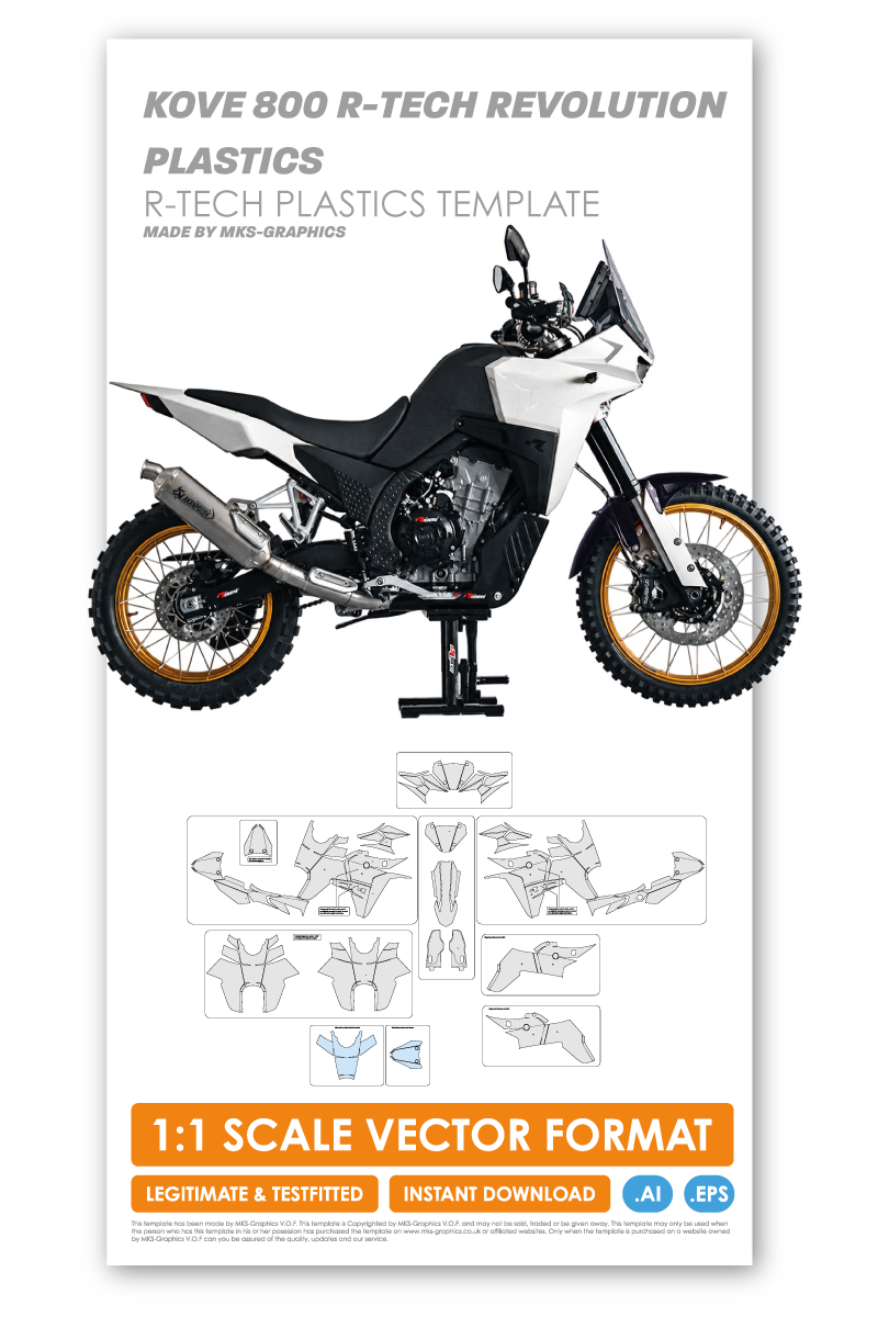 KOVE 800 2024 TO 2026 R-TECH REVOLUTION PLASTICS TEMPLATE