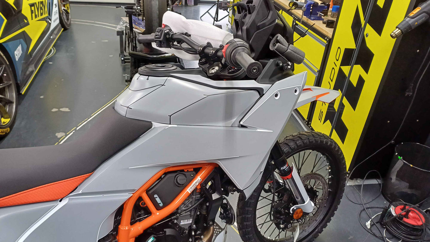 KTM 390 ADVENTURE 2025 & 2026 (OEM PLASTICS) TEMPLATE