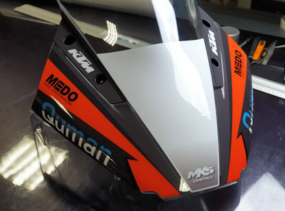 KTM RC125 - RC200 - RC250 - RC390 2014 - 2016 STREET FAIRINGS TEMPLATE