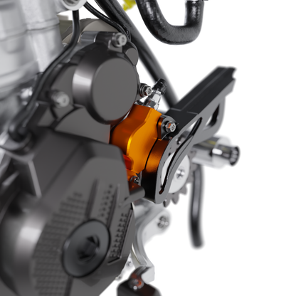 KTM SX250F 2017 ENGINE ASSEMBLY 3D MODEL (.OBJ AND .BLEND)