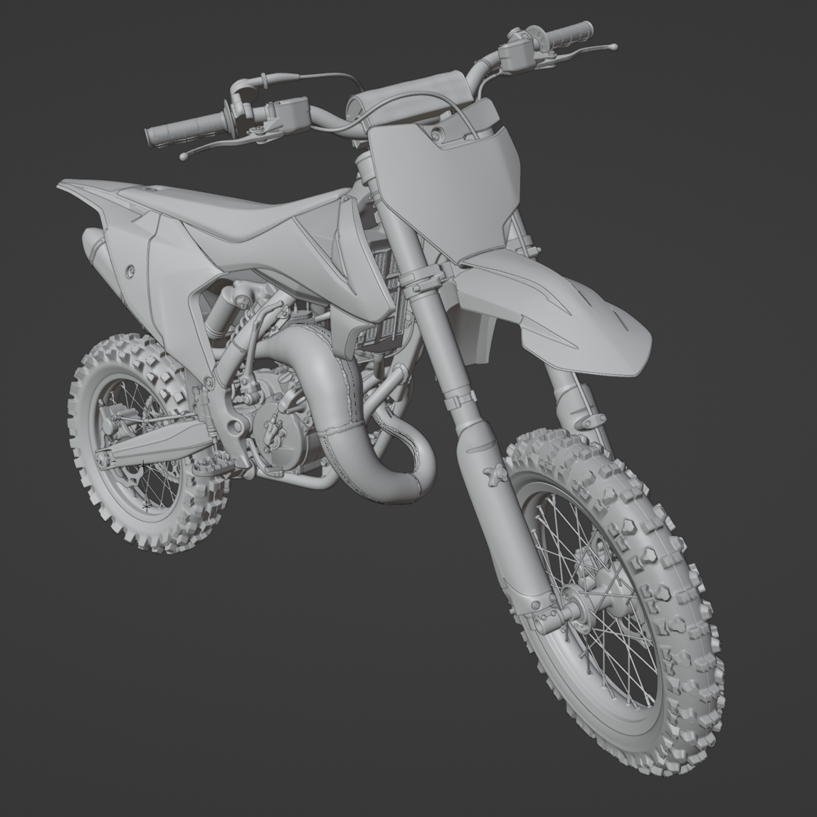 KTM SX65 AND GASGAS MC65 2016 TO 2023 FULL 3D MODEL (.OBJ AND .BLEND)