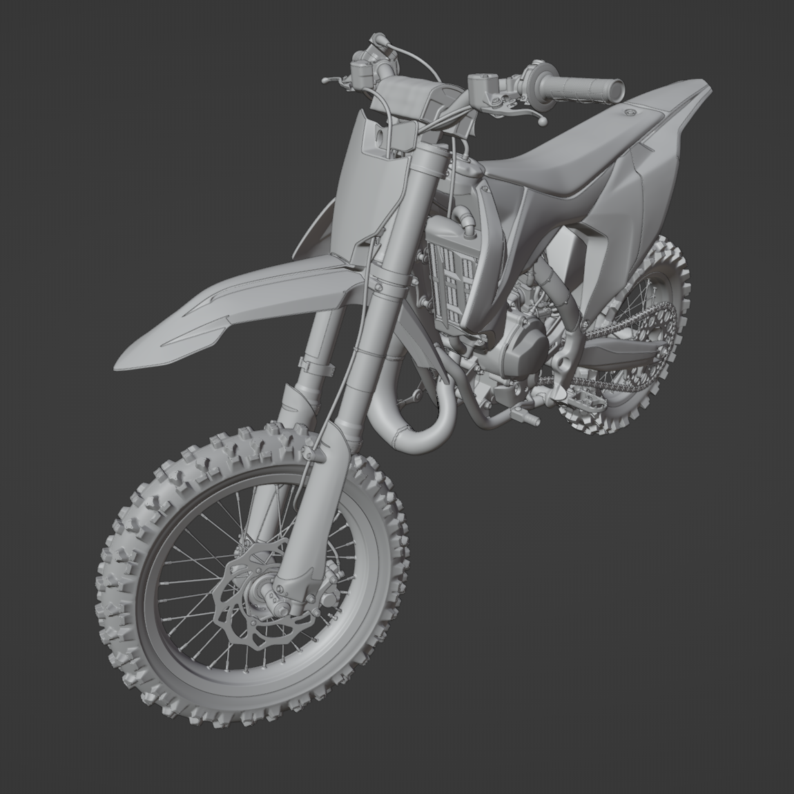 KTM SX65 AND GASGAS MC65 2016 TO 2023 FULL 3D MODEL (.OBJ AND .BLEND)