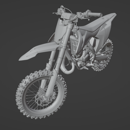 KTM SX65 AND GASGAS MC65 2016 TO 2023 FULL 3D MODEL (.OBJ AND .BLEND)