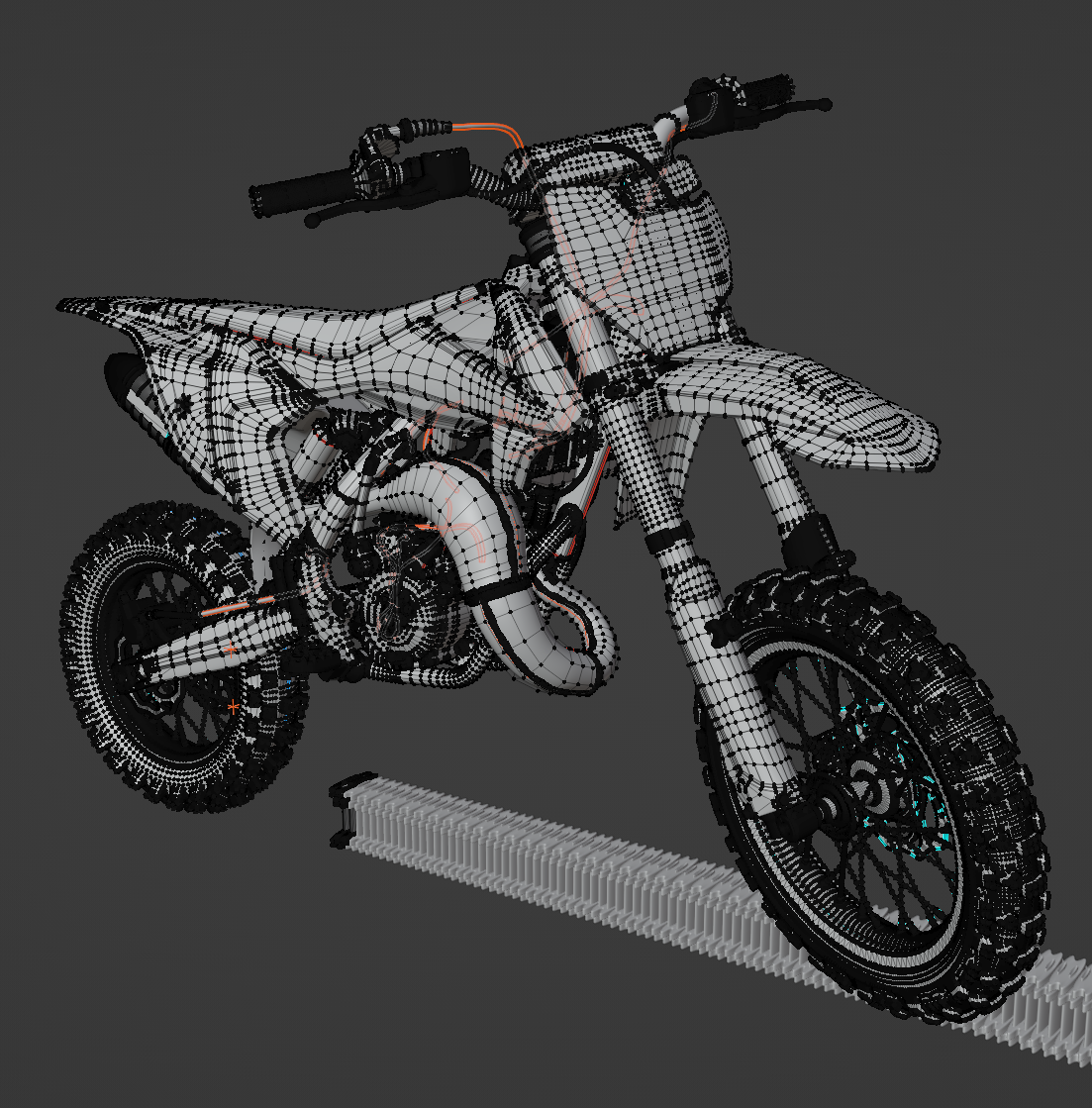 KTM SX65 AND GASGAS MC65 2016 TO 2023 FULL 3D MODEL (.OBJ AND .BLEND)