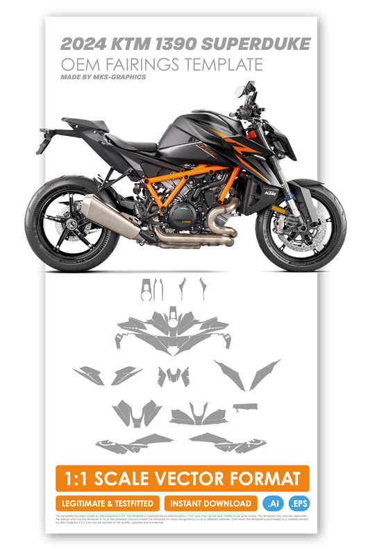 KTM 1390 SUPERDUKE R 2024 TEMPLATE