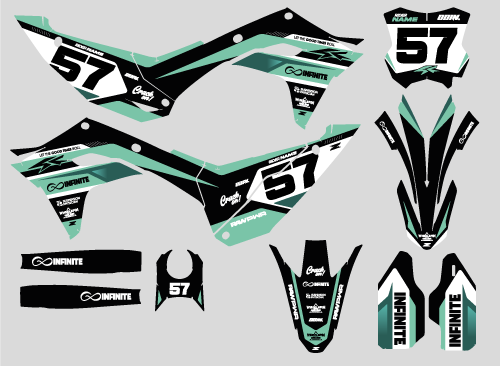 KAWASAKI - RAPID - PRE-MADE DESIGN (KAWASAKI KX450 2024-2025)