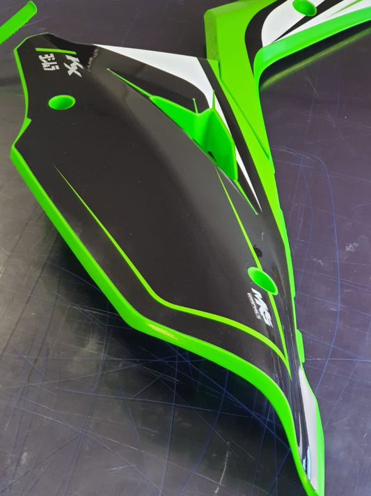 KAWASAKI KX125, KX250 POLISPORT RESTYLE 2003 TO 2008 TEMPLATE