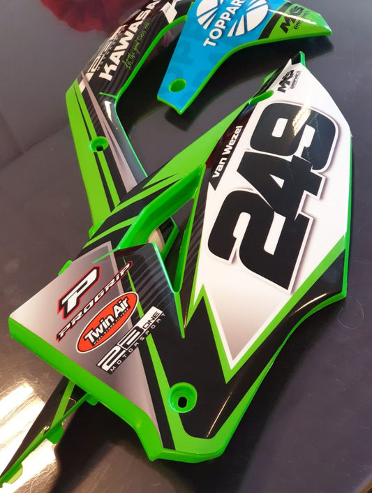 KAWASAKI KX250F 2021, 2022, 2023 & 2024 Template (ACERBIS PLASTICS)