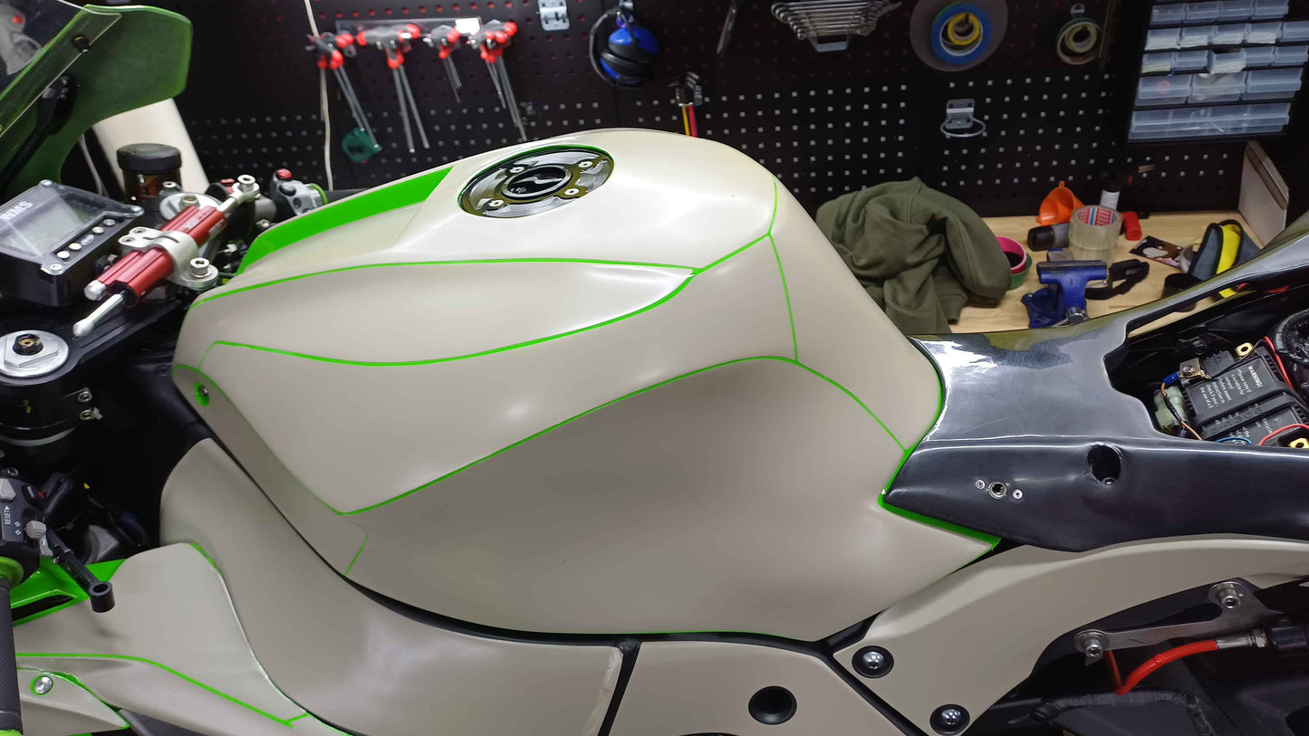 KAWASAKI ZX-10R 2021 TO 2025 TOVAMI RACING FAIRINGS TEMPLATE
