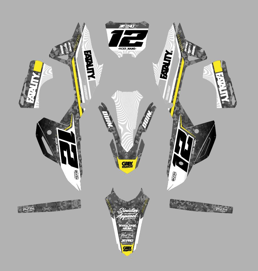 HONDA - WARFARE - PRE-MADE DESIGN (HONDA CRF450R 2021 - 2022 - 2023 - 2024)