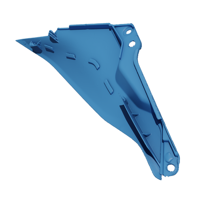 2025 DUCATI DESMO450 MX LEFT NUMBERPLATE 3D SCAN (.OBJ & .STL)