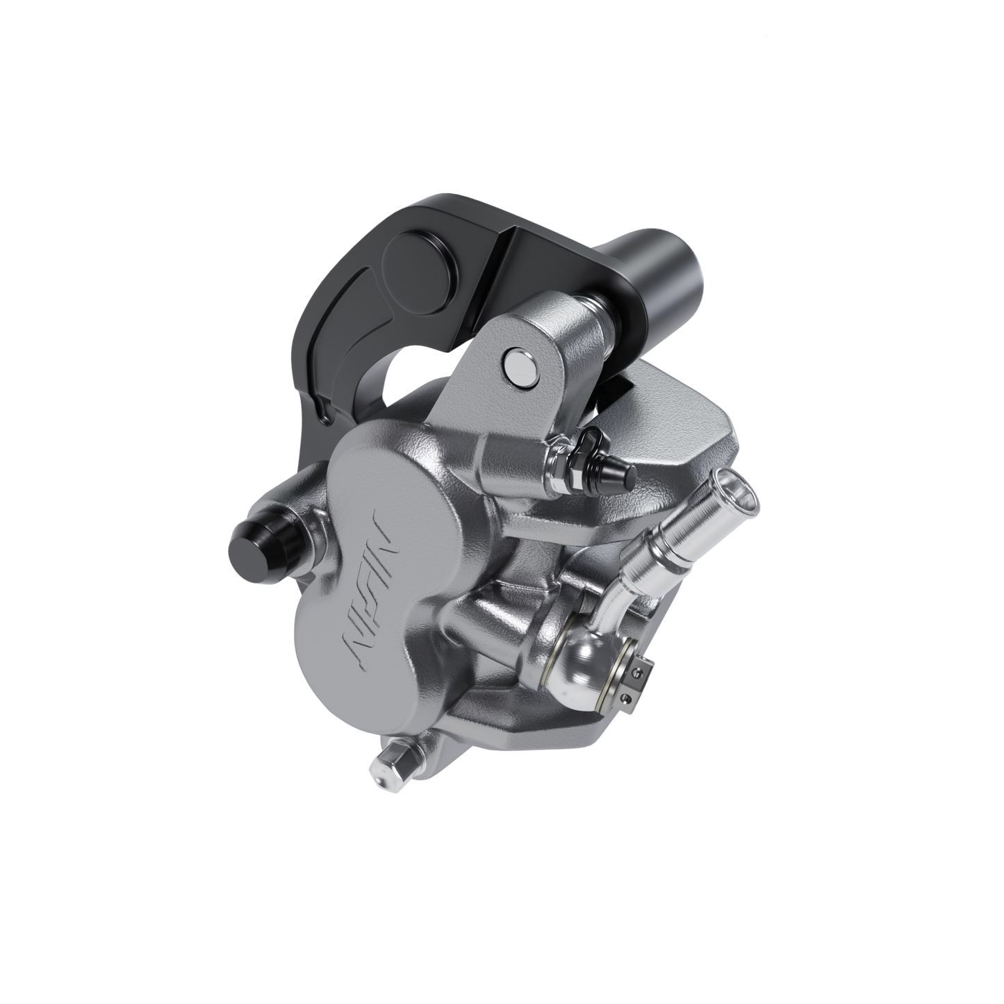 NISSIN FRONT BRAKE CALIPER ASSEMBLY 3D MODEL (.OBJ AND .BLEND)