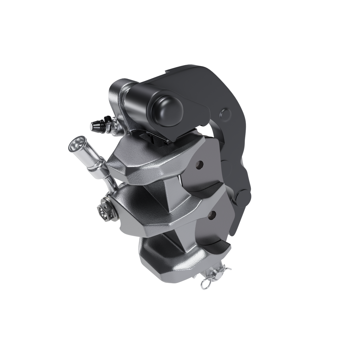 NISSIN FRONT BRAKE CALIPER ASSEMBLY 3D MODEL (.OBJ AND .BLEND)