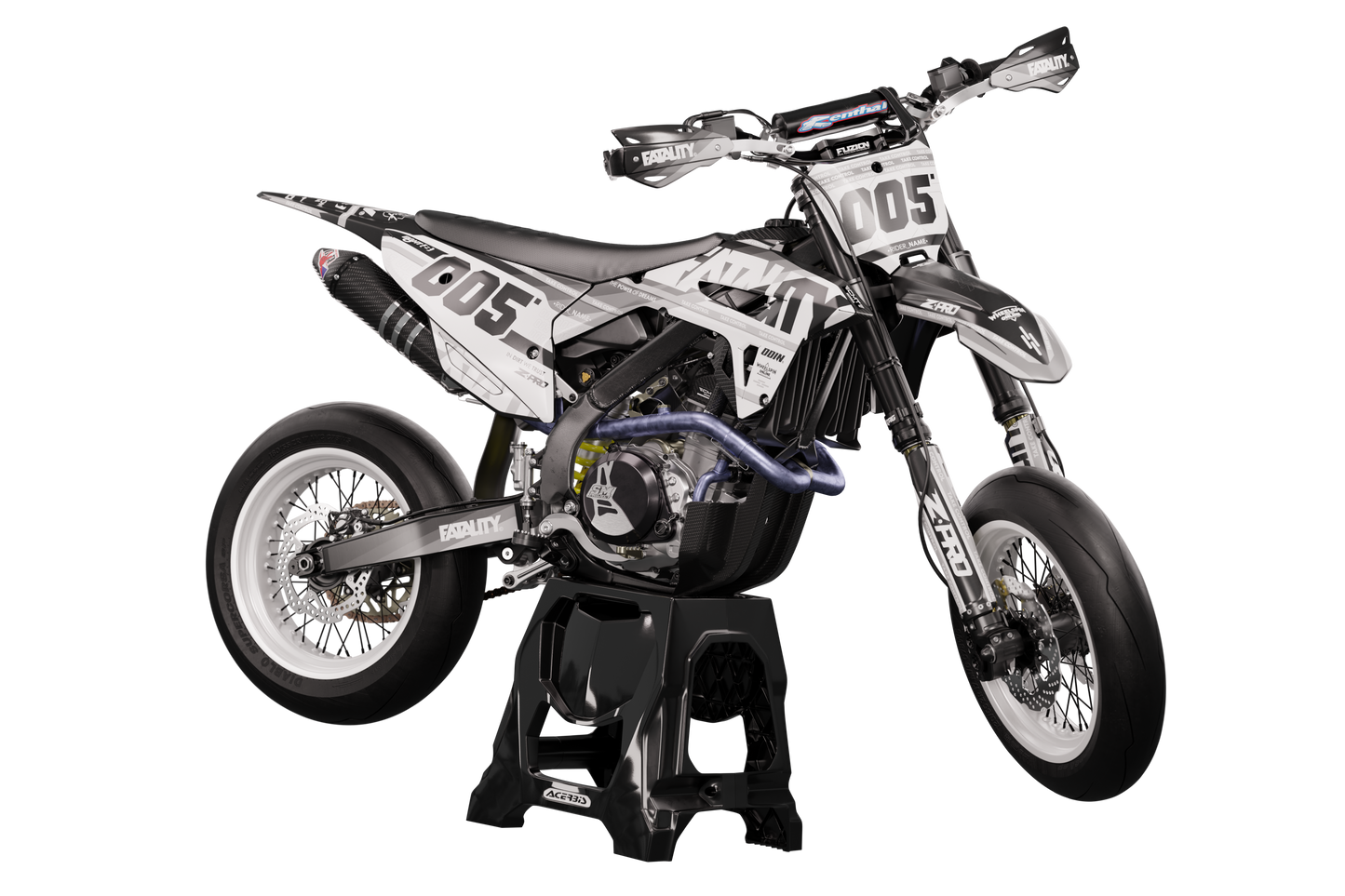 HONDA - NOIR - PRE-MADE DESIGN (HONDA CRF450R 2021 - 2022 - 2023 - 2024)