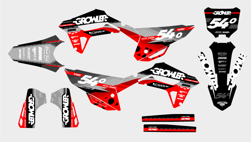 HONDA - PASSION - PRE-MADE DESIGN (HONDA CRF450R 2021 - 2022 - 2023 - 2024)